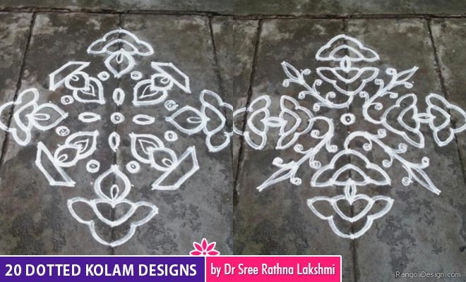 Dotted Rangoli Designs by Rathna