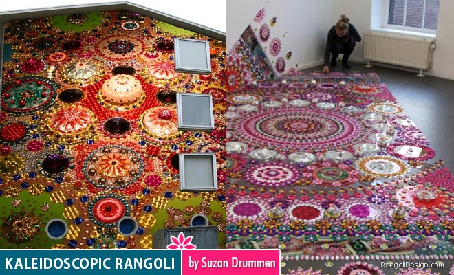 Kaleidoscopic Rangoli Designs by Suzan Drummen