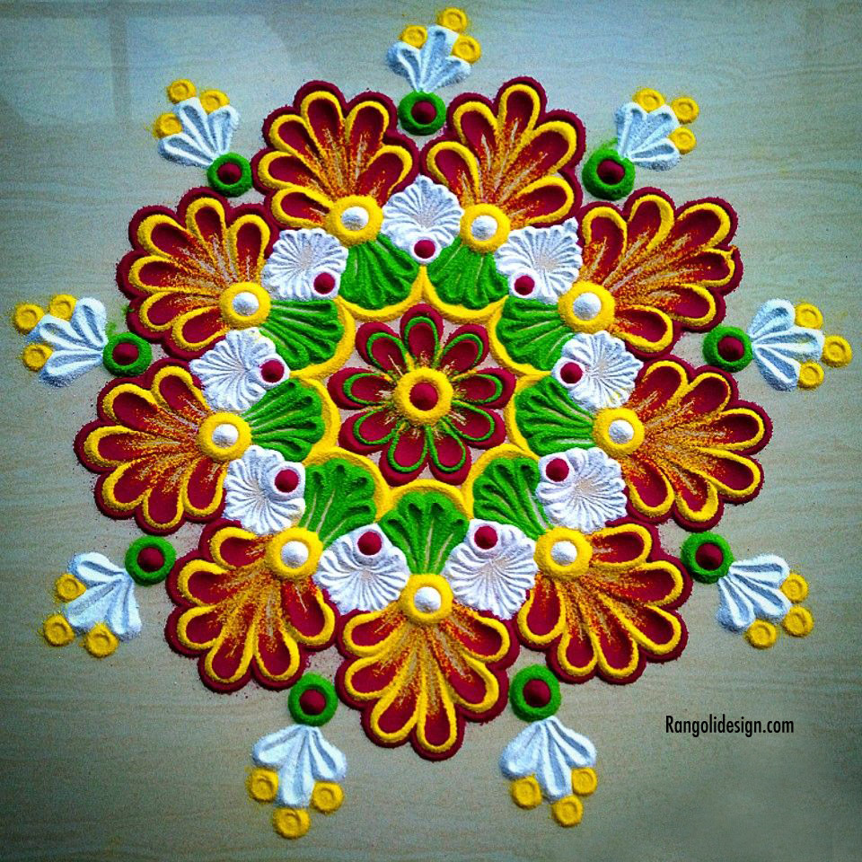 7 rangoli design spring festival