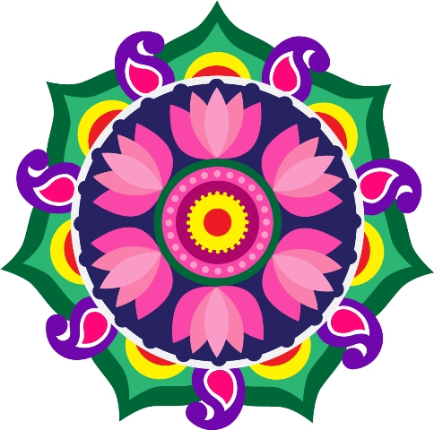 2 pattern rangoli designs by ashish swarnkar