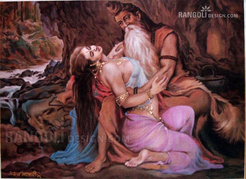 22 saint portrait rangoli design by abhay gadkari