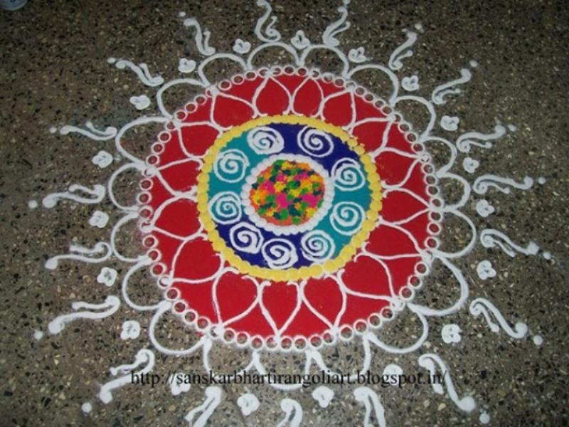 3 sanskar bharti rangoli designs by vibrant creations