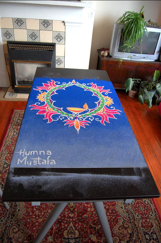 4 diwali rangoli design by humna mustafa