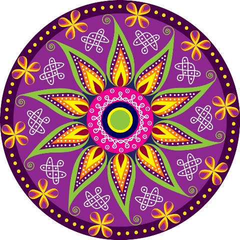 6 pattern rangoli designs by ashish swarnkar