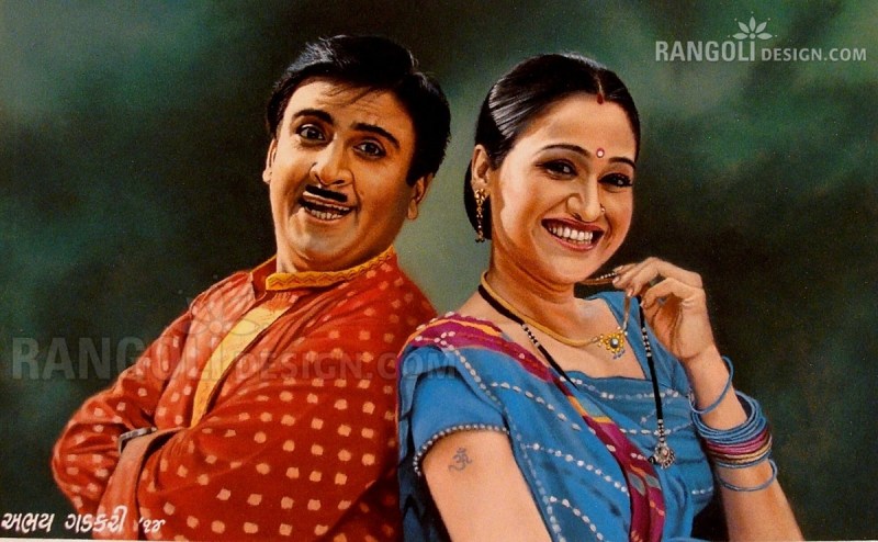 8 couple portrait rangoli designs by abhay gadkari