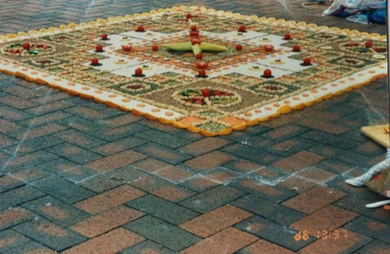 8 wednesday sandwell rangoli design by ranbir kaur