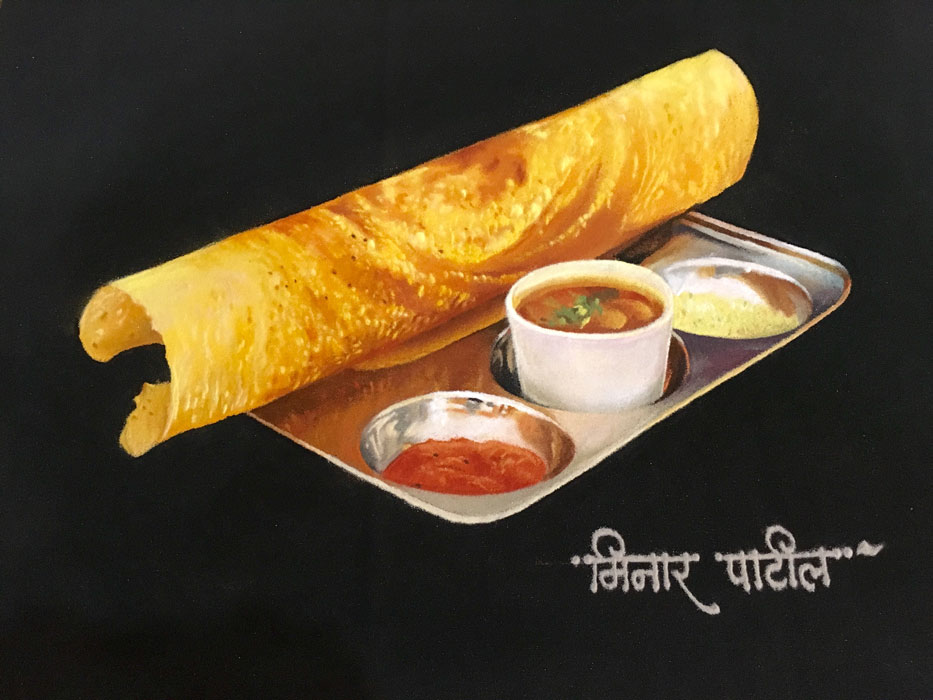18 still life rangoli art dosa minar patil