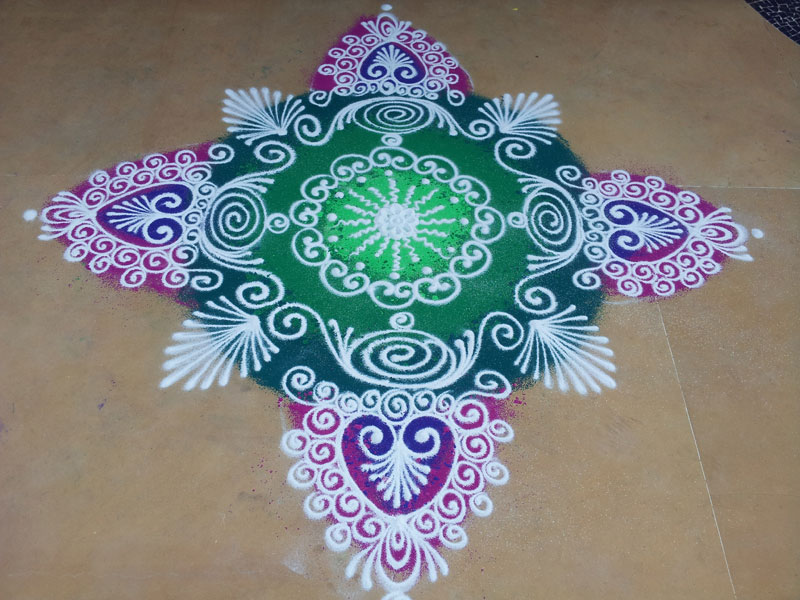 5 sanskar bharti rangoli minar patil