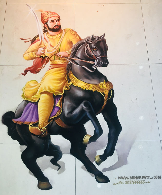 6 portrait rangoli art raj minar patil