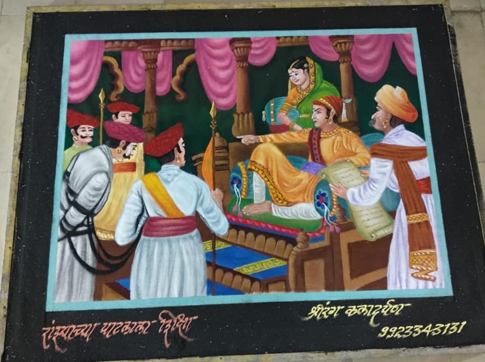 11 rangoli design story telling akshay shahapurkar