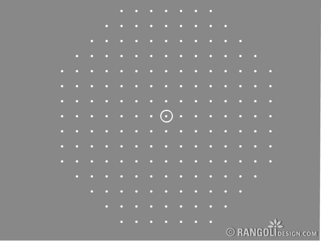 1 lotus dotted rangoli design